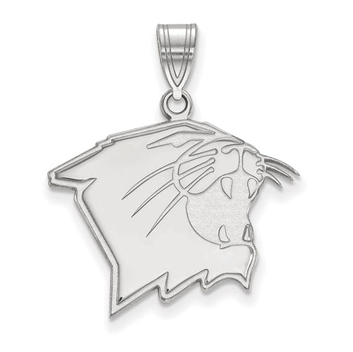 14kw Northwestern University Large Wildcat Pendant