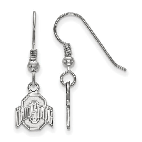 SS Ohio State U XS Buckeyes Logo Dangle Earrings