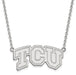 SS Texas Christian University Large TCU Pendant w/Necklace