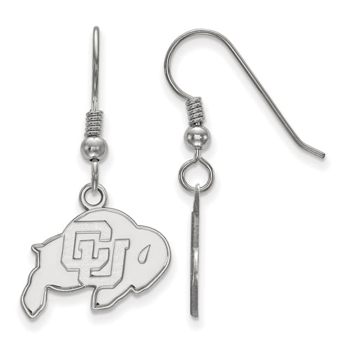 SS University of Colorado Small Dangle Wire Earrings