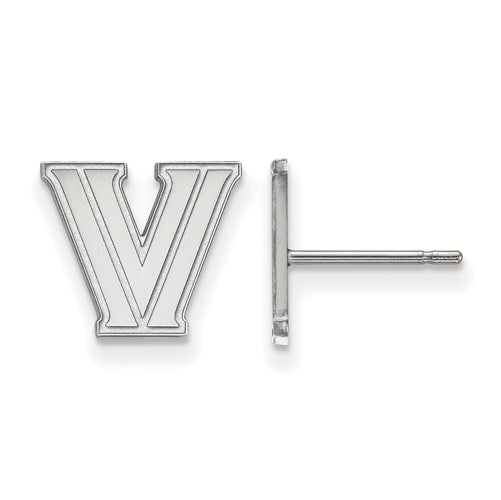 14kw Villanova University XS Post Earrings