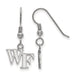SS Wake Forest University XS WF Dangle Earrings