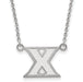 14kw Xavier University Small Pendant w/Necklace