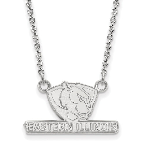 14kw Eastern Illinois University Small Pendant w/Necklace