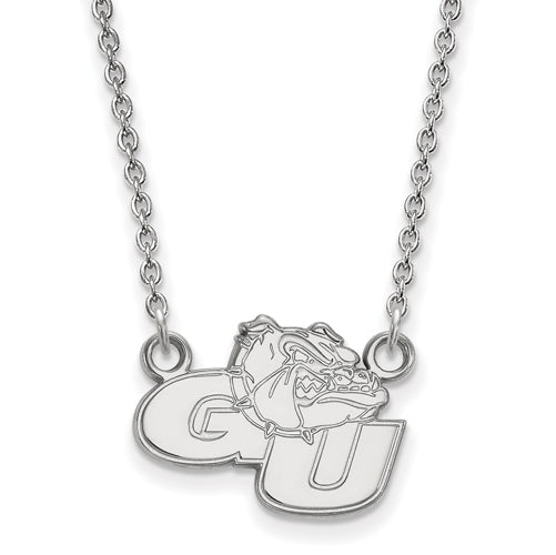 14kw Gonzaga University Small Pendant w/Necklace