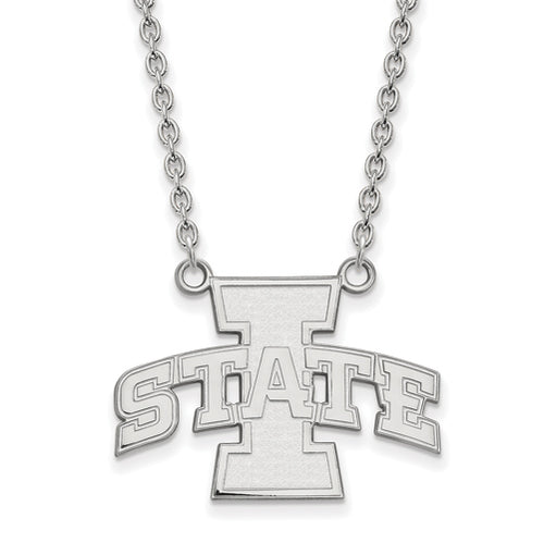 SS Iowa State University Large Pendant w/Necklace