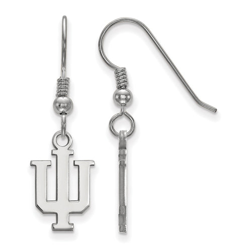 SS Indiana University Small Dangle Earrings