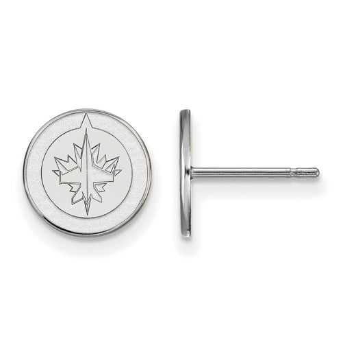 10kw NHL Winnipeg Jets XS Post Earrings