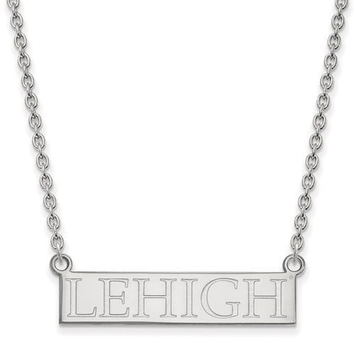 SS Lehigh University Large Bar Pendant w/Necklace