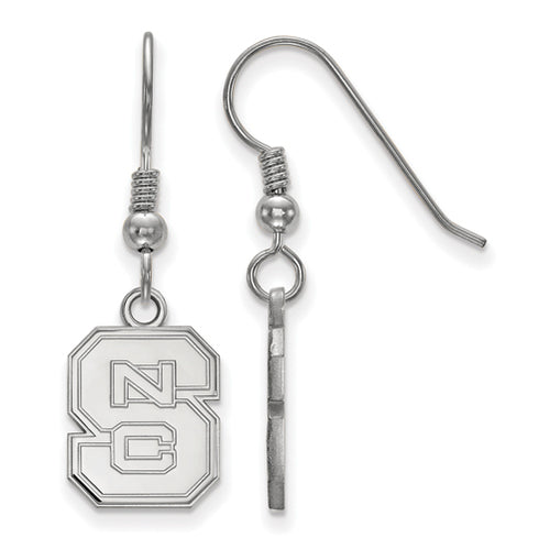 SS North Carolina State University Small Dangle Earrings