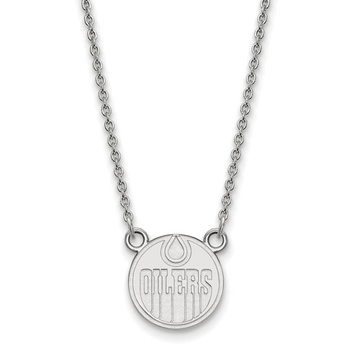 SS NHL Edmonton Oilers Small Pendant w/Necklace