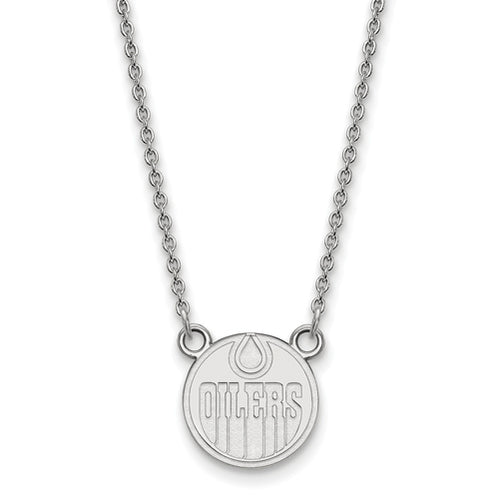 10kw NHL Edmonton Oilers Small Pendant w/Necklace