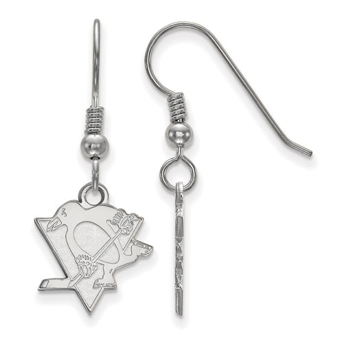 SS NHL Pittsburgh Penguins Small Dangle Earrings
