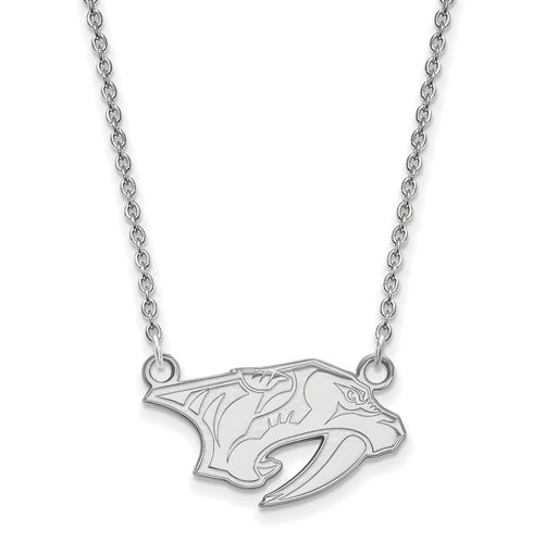 14kw NHL Nashville Predators Small Pendant w/Necklace