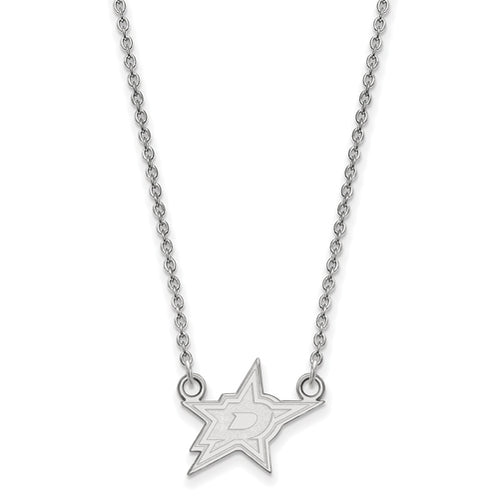 14kw NHL Dallas Stars Small Pendant w/Necklace