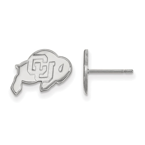 14kw University of Colorado XS Post Buffalo Earrings