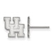 14kw University of Houston XS Cougars Post Earrings