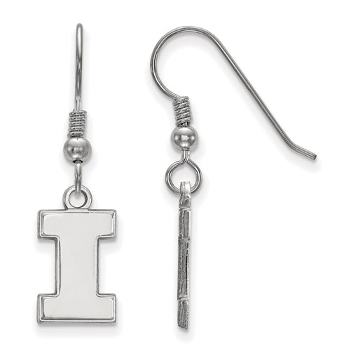 SS University of Illinois Small Letter I Dangle Earrings