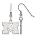 SS University of Michigan Small Dangle Earrings