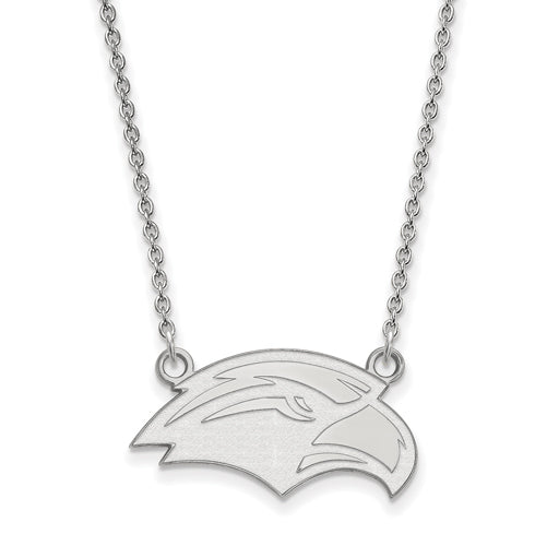 14kw University of Southern Miss Small Eagle Pendant w/Necklace