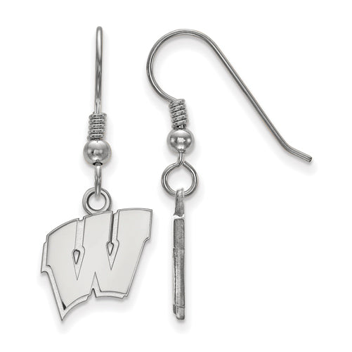 SS University of Wisconsin Small Dangle Earrings