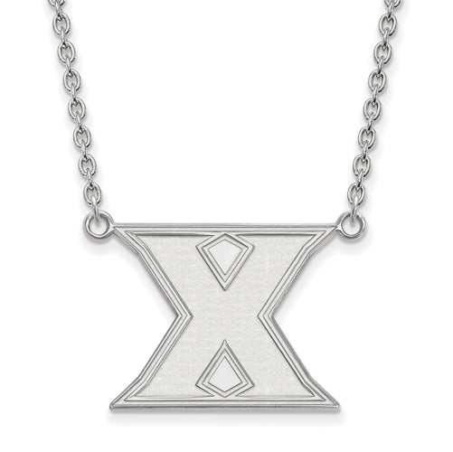 SS Xavier University Large Pendant w/Necklace