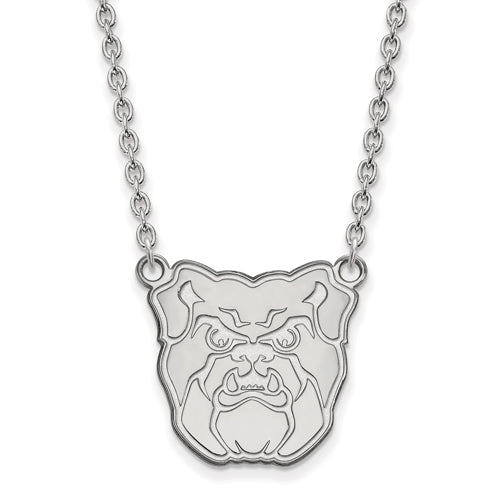14kw Butler University Large Bulldog Pendant w/Necklace