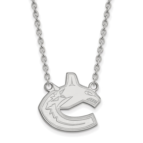 SS NHL Vancouver Canucks Large Pendant w/Necklace