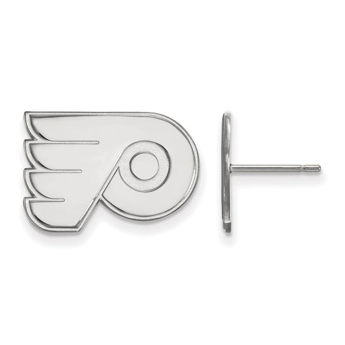 14kw NHL Philadelphia Flyers Small Post Earrings