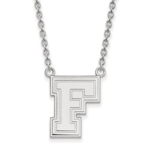 14kw Fordham University Large Pendant w/Necklace