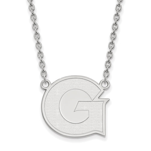 14kw Georgetown University Large Pendant w/Necklace