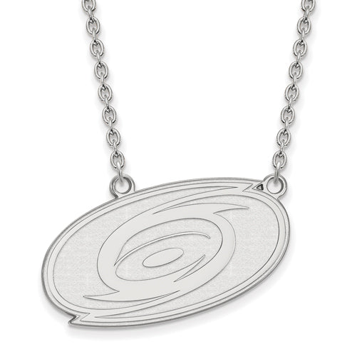 SS NHL Carolina Hurricanes Large Pendant w/Necklace