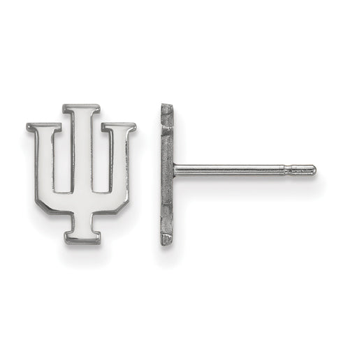 14kw Indiana University XS Post IU Earrings