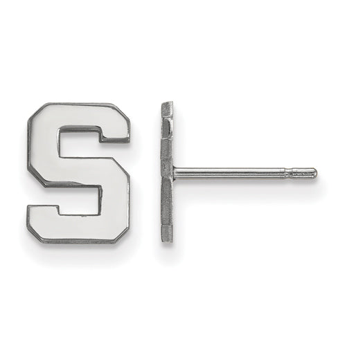 14kw Michigan State University XS Post Earrings