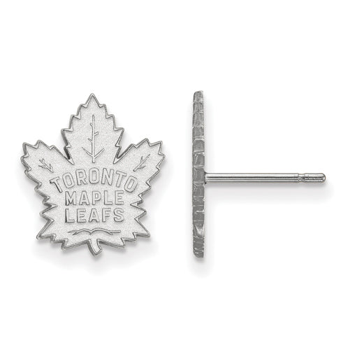 14kw NHL Toronto Maple Leafs Small Post Earrings