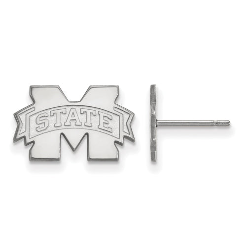 14kw Mississippi State University XS Post M w/ STATE Earrings
