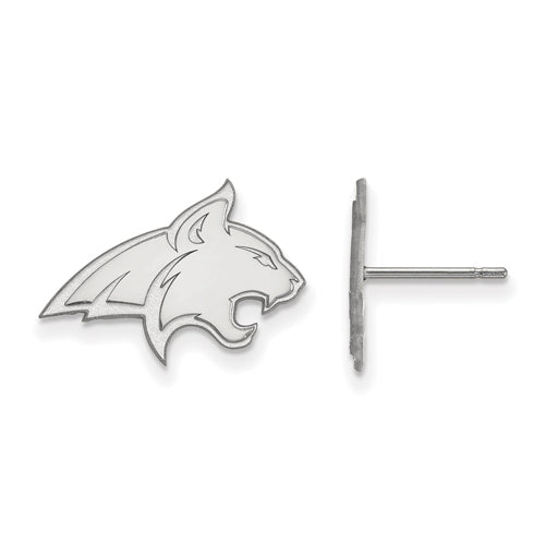 10kw Montana State University Small Post Bobcat Earrings