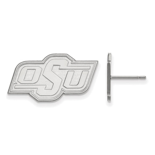 14kw Oklahoma State University Small Post Earrings