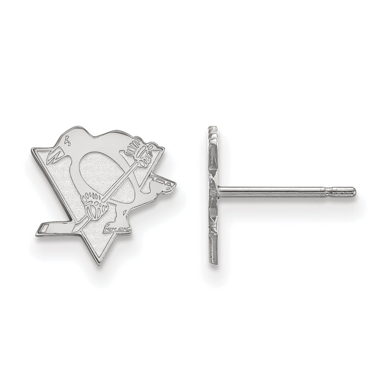 Sterling Silver NHL Pittsburgh Penguins Extra Small Post Earrings