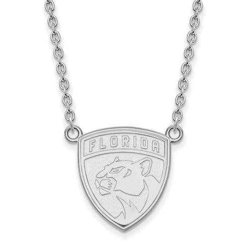 SS NHL Florida Panthers Large Pendant w/Necklace