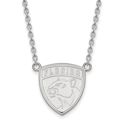14kw NHL Florida Panthers Large Pendant w/Necklace