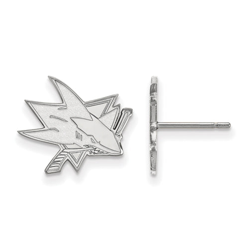 10kw NHL San Jose Sharks Small Post Earrings