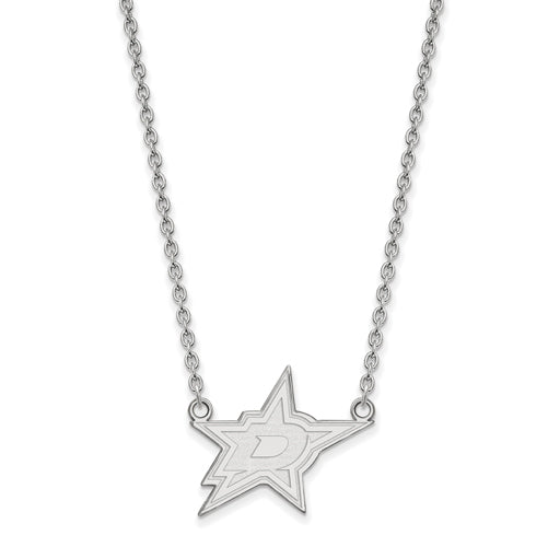 SS NHL Dallas Stars Large Pendant w/Necklace