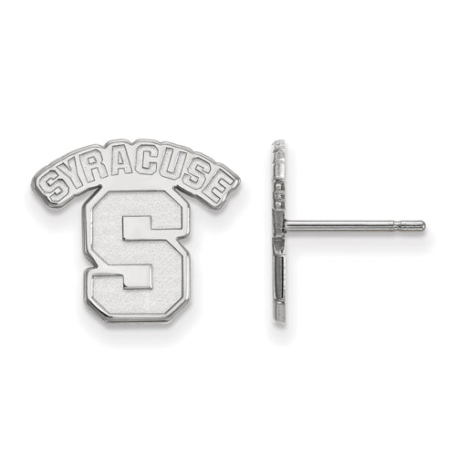 14kw Syracuse University Small Post Logo Earrings