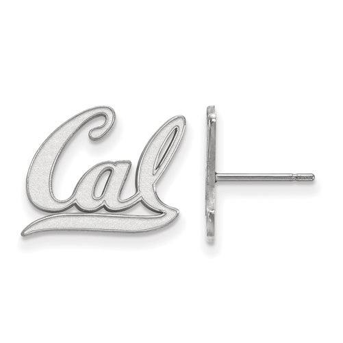 14kw Univ of California Berkeley Small Post CAL Earrings