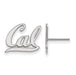 14kw University of California Berkeley Small Post CAL Earrings