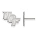 14kw University of Central Florida Small Post slanted UCF Earrings
