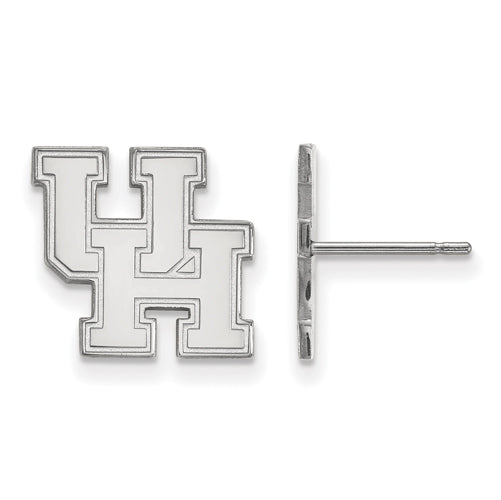 14kw University of Houston Small Cougars Post Earrings