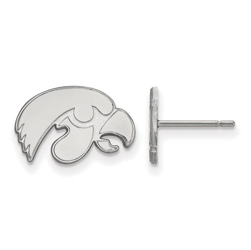 10kw University of Iowa XS Post Hawkeye Earrings