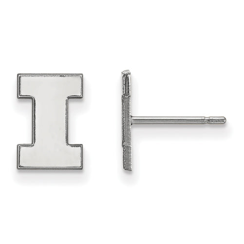 10kw University of Illinois XS I Post Earrings